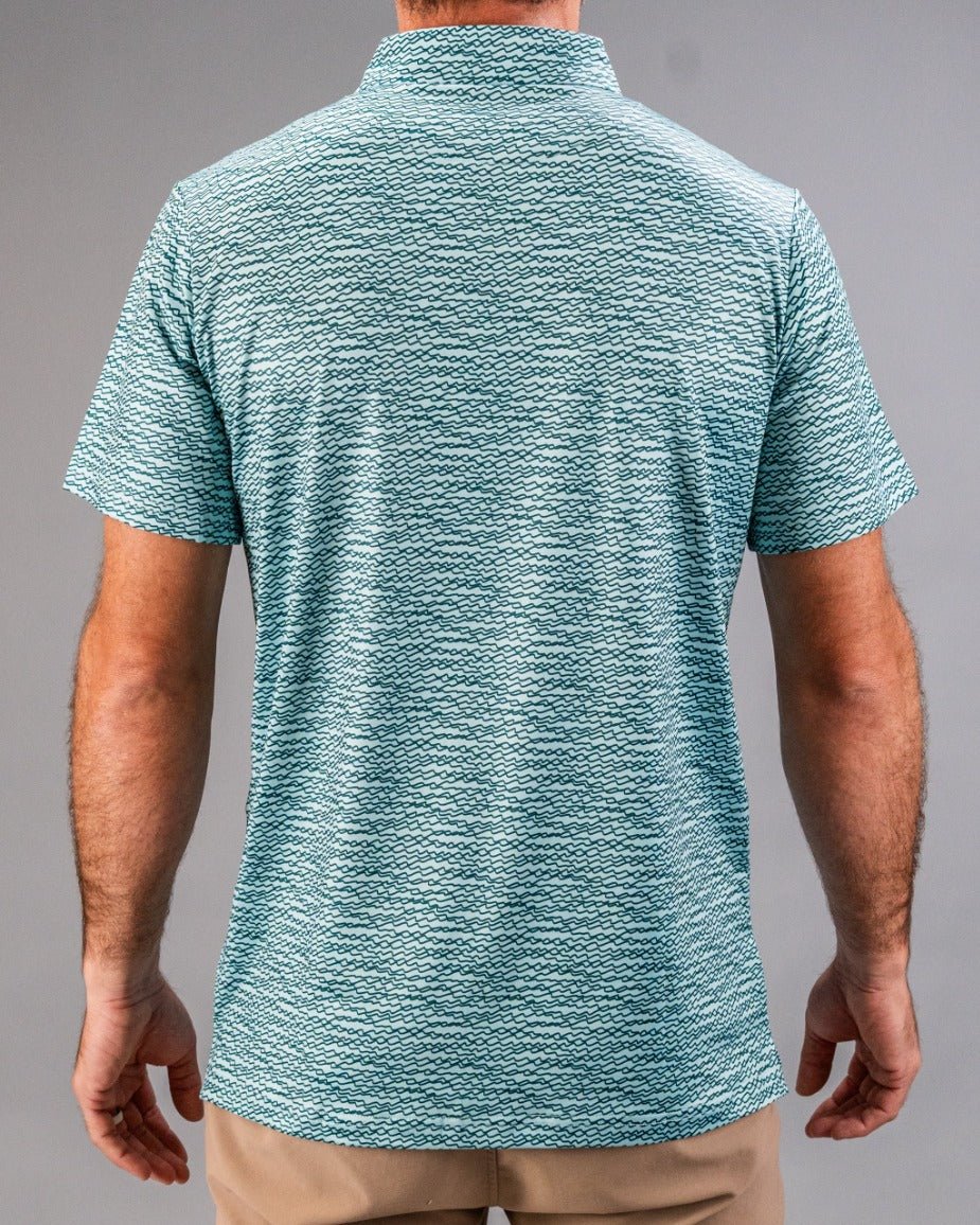 Squiggle Teal - Pins and Aces