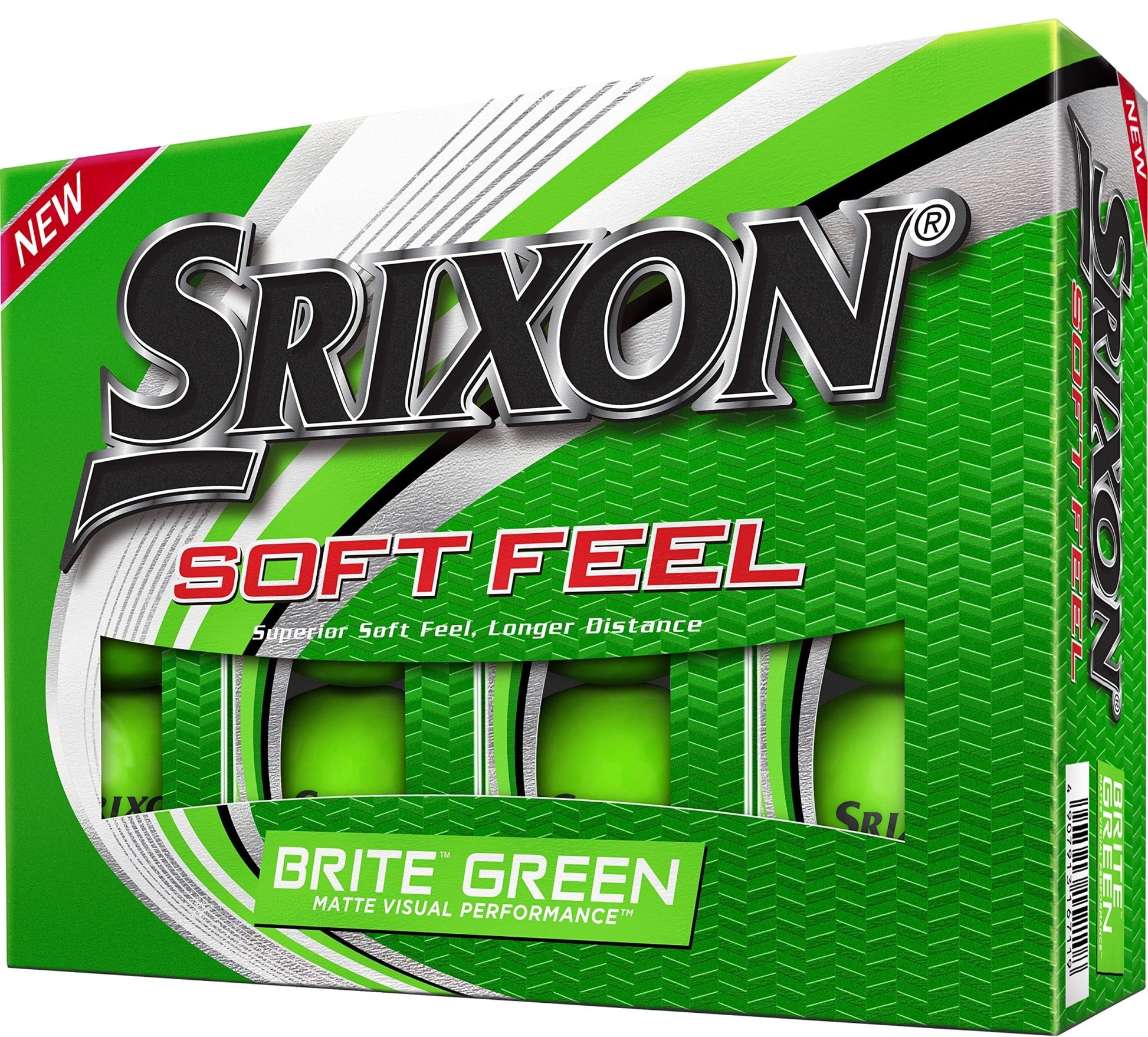 Srixon Soft Feel Series Golf Balls - Brite Green - 2022