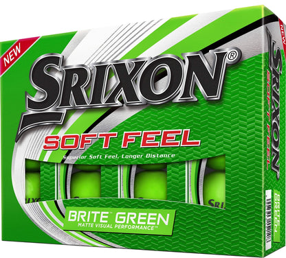 Srixon Soft Feel Series Golf Balls - Brite Green - 2022