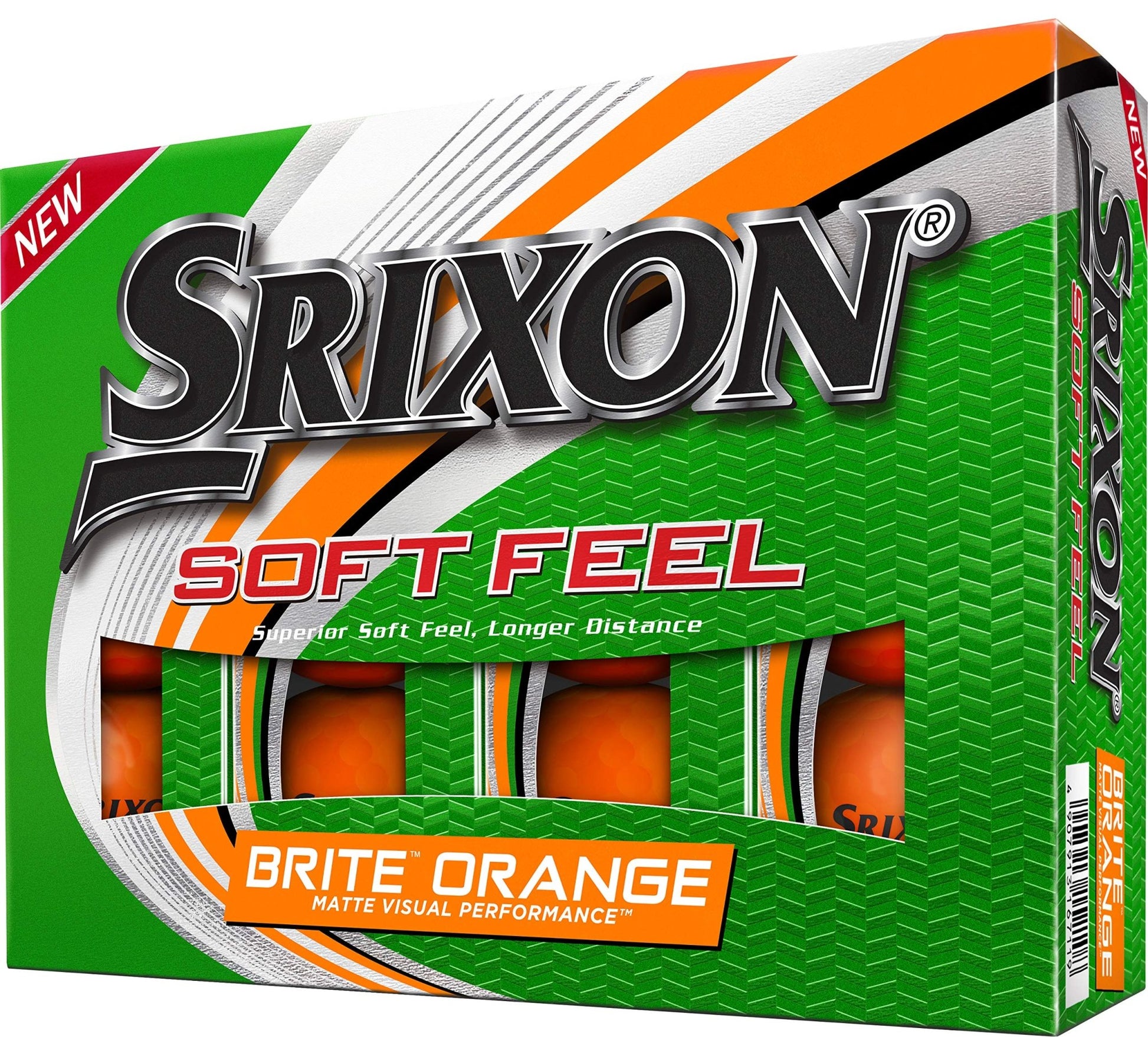 Srixon Soft Feel Series Golf Balls - Brite Orange - 2022