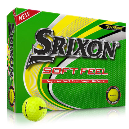 Srixon Soft Feel Series Golf Balls - Tour Yellow - 2022