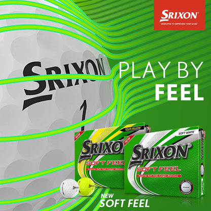 Srixon Soft Feel Series Golf Balls - White - 2022