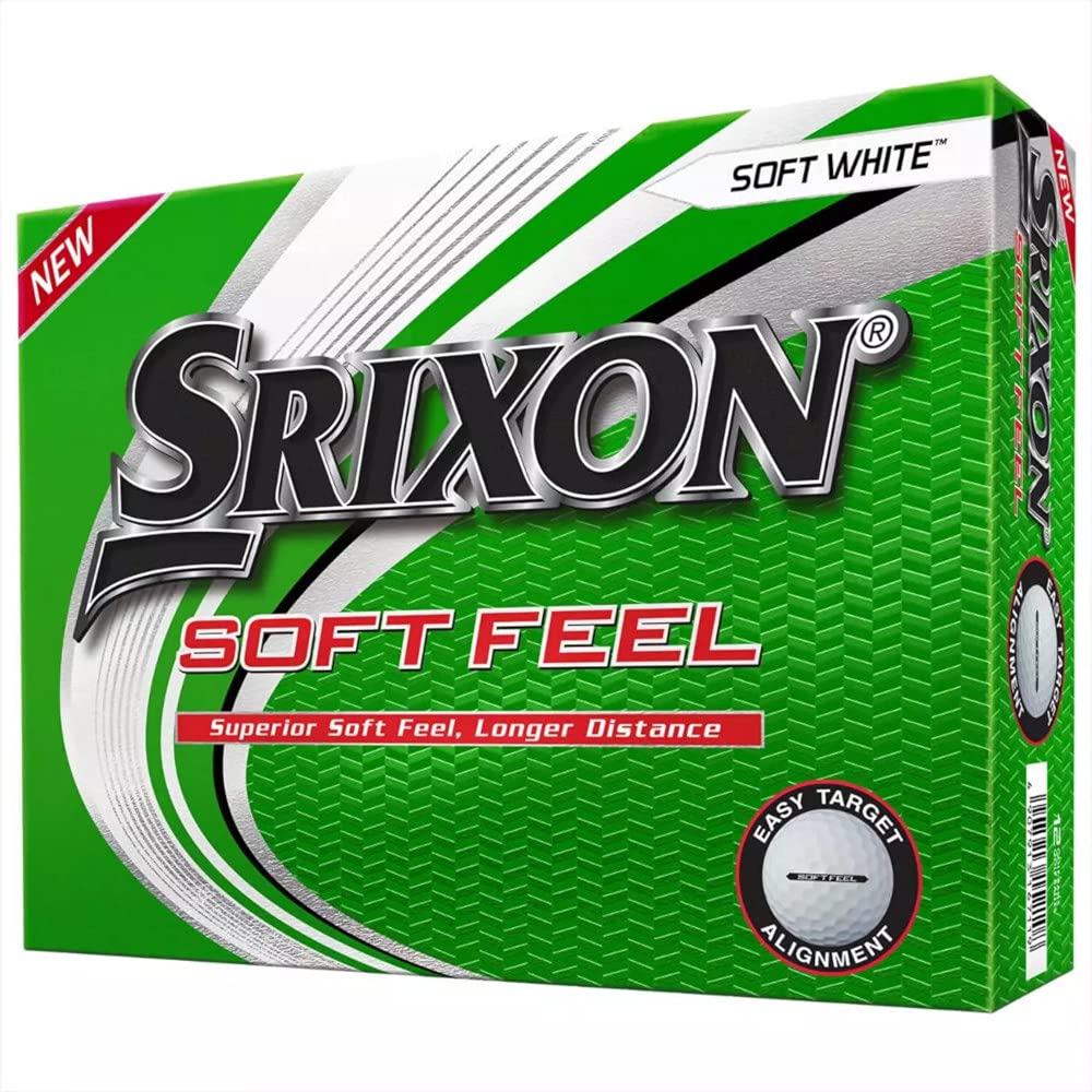Srixon Soft Feel Series Golf Balls - White - 2022