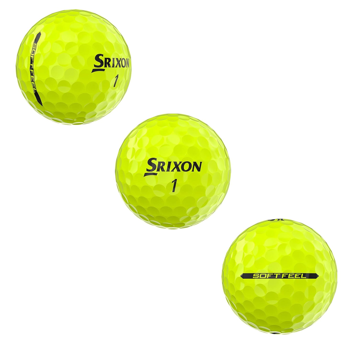 Srixon Soft Feel Series Golf Balls - White - 2022