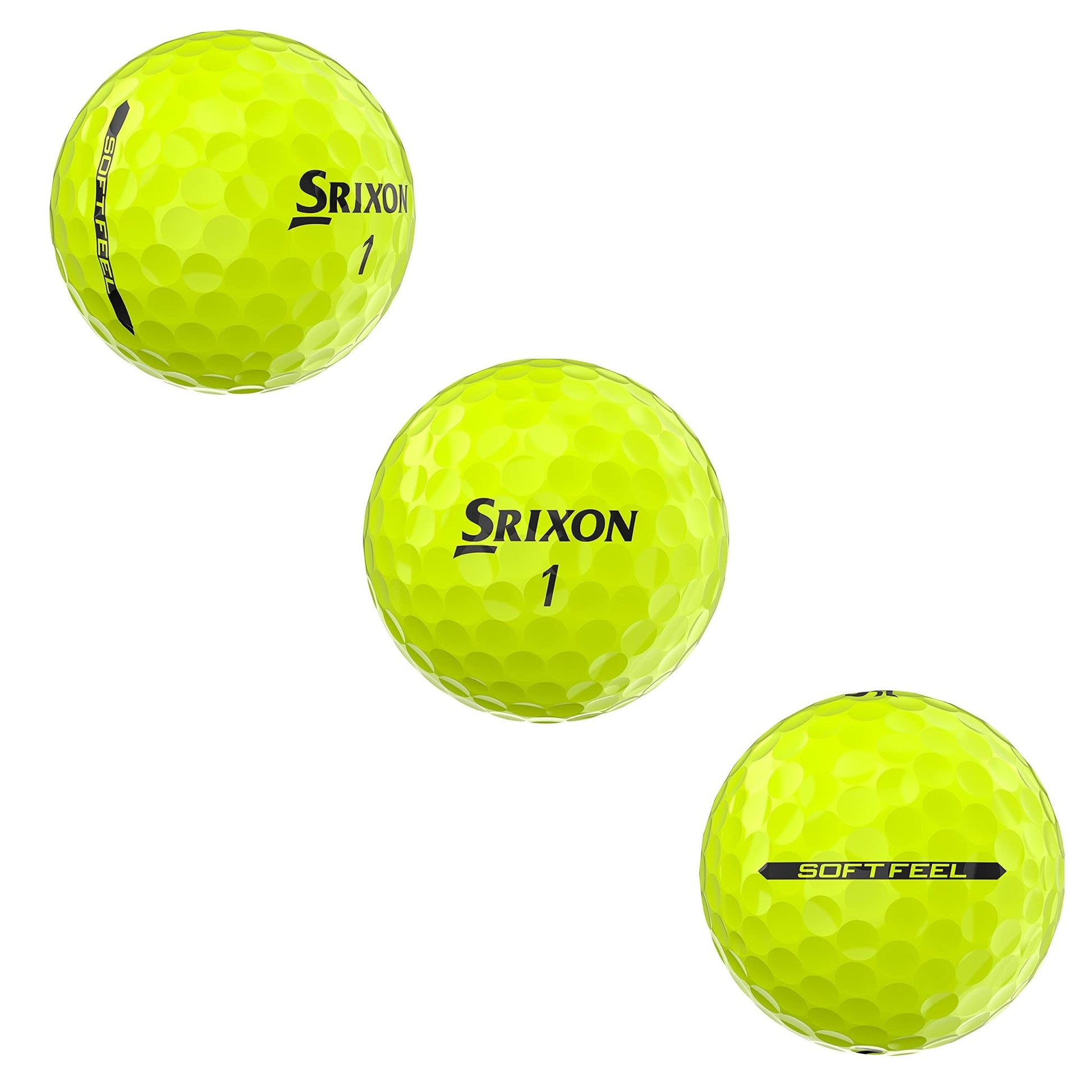 Srixon Soft Feel Series Golf Balls - White - 2022
