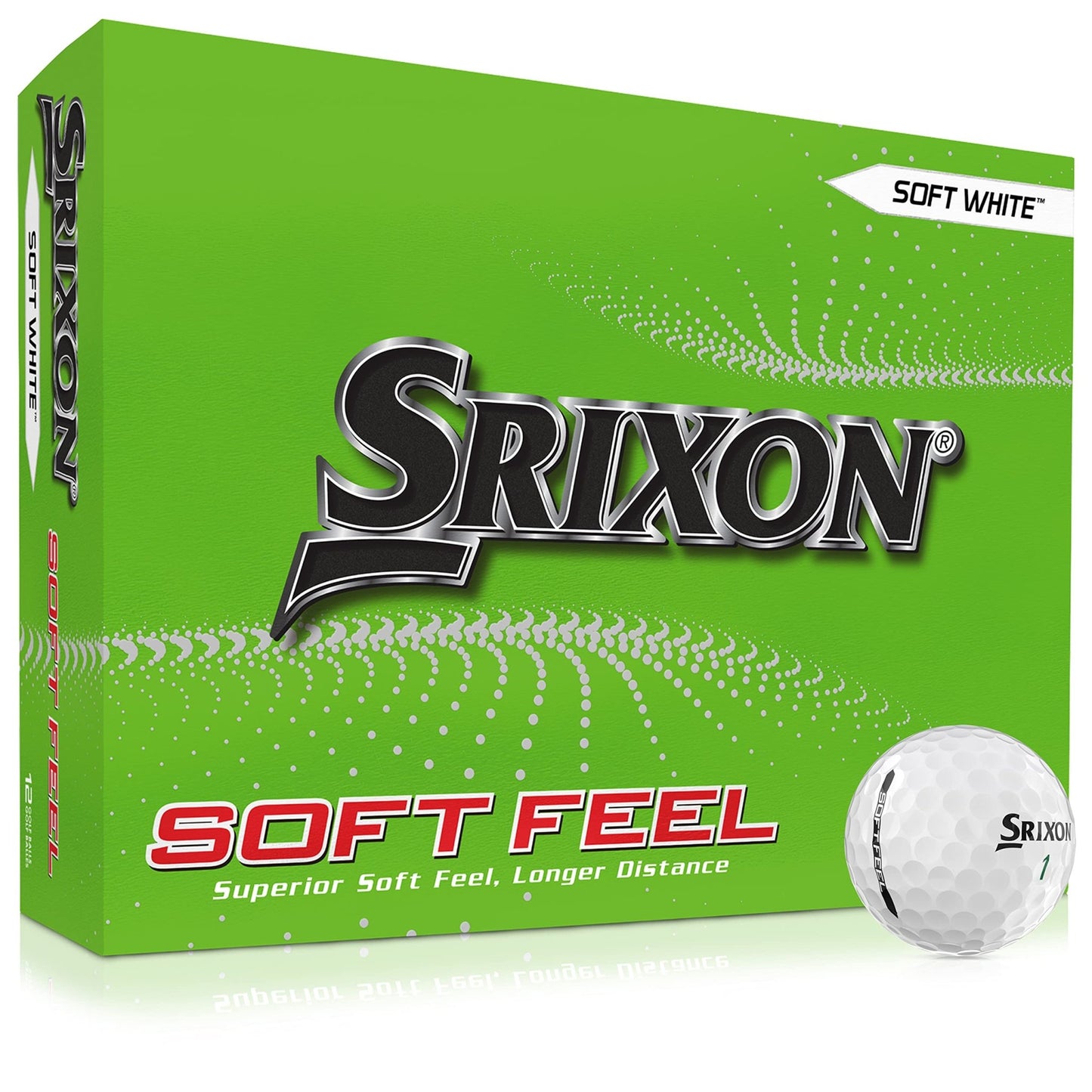 Srixon Soft Feel Series Golf Balls - White - 2024