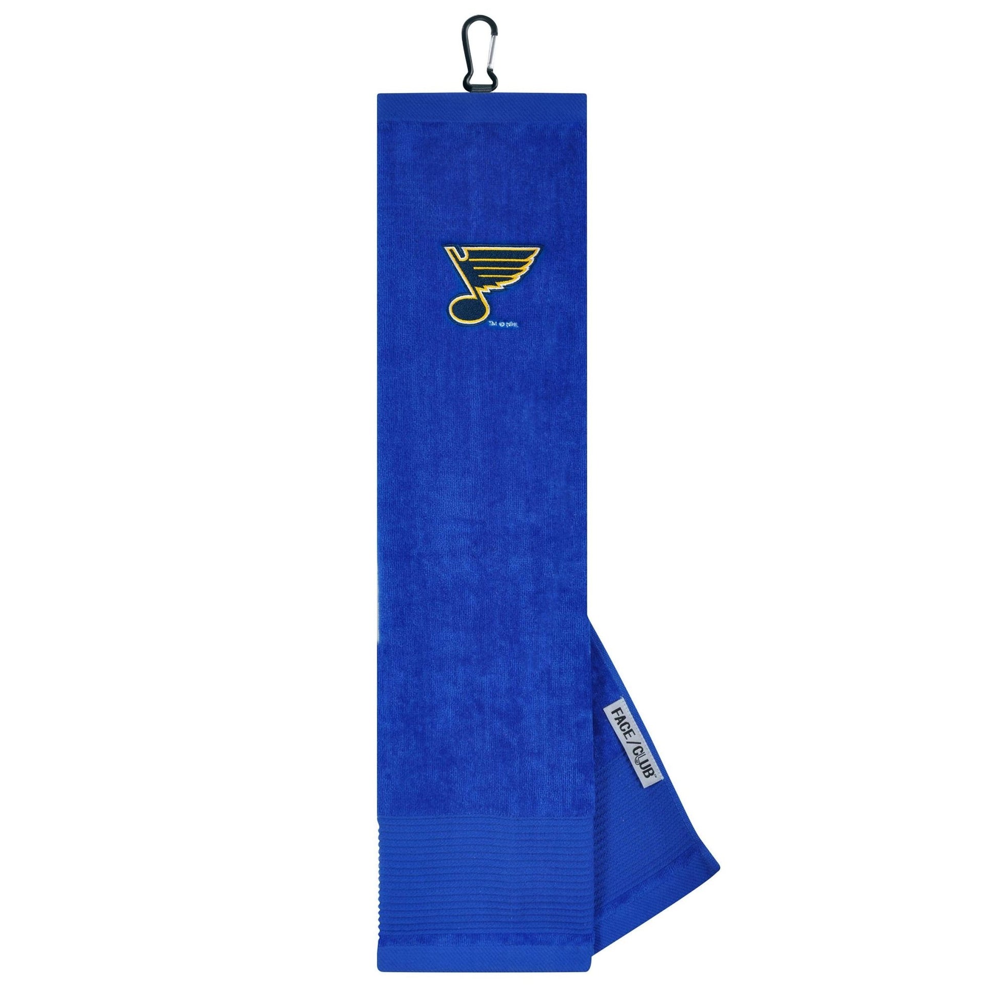 St. Louis Blues Face/Club Tri-Fold Embroidered Towel |Team Effort - Team Effort