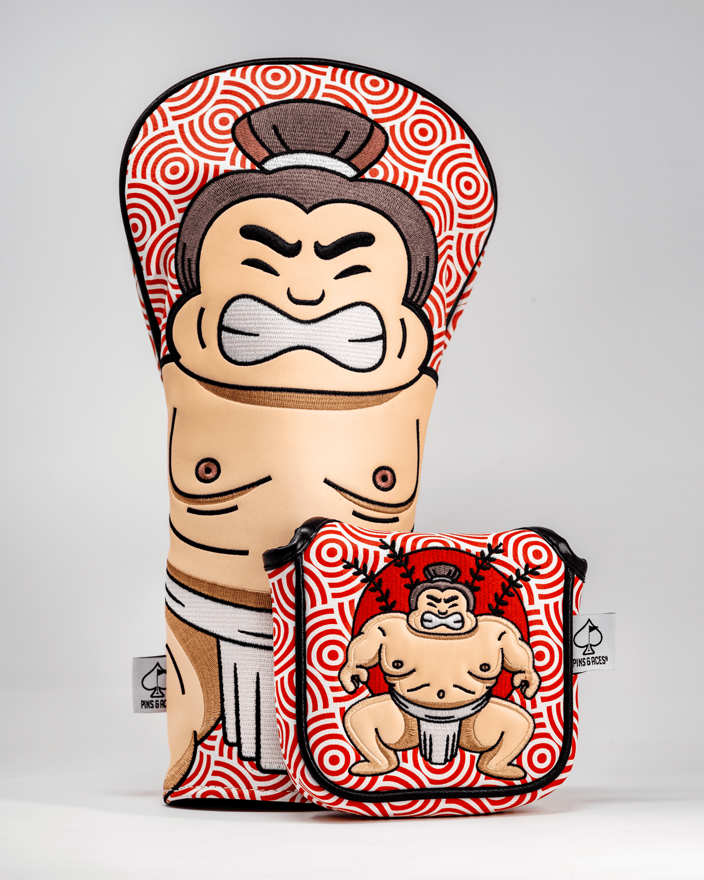 Sumo - Mallet Putter Cover - Pins and Aces