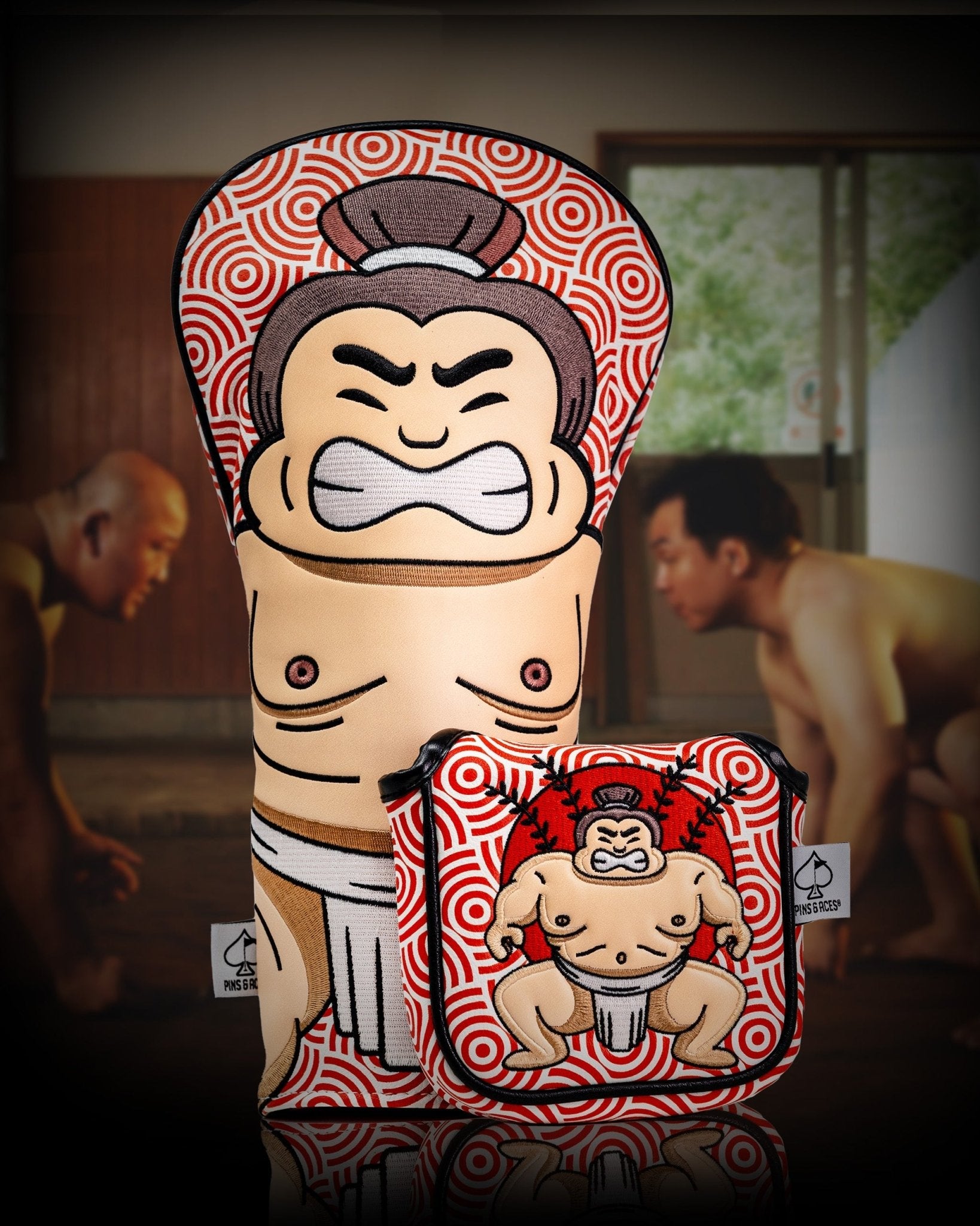 Sumo - Mallet Putter Cover - Pins and Aces
