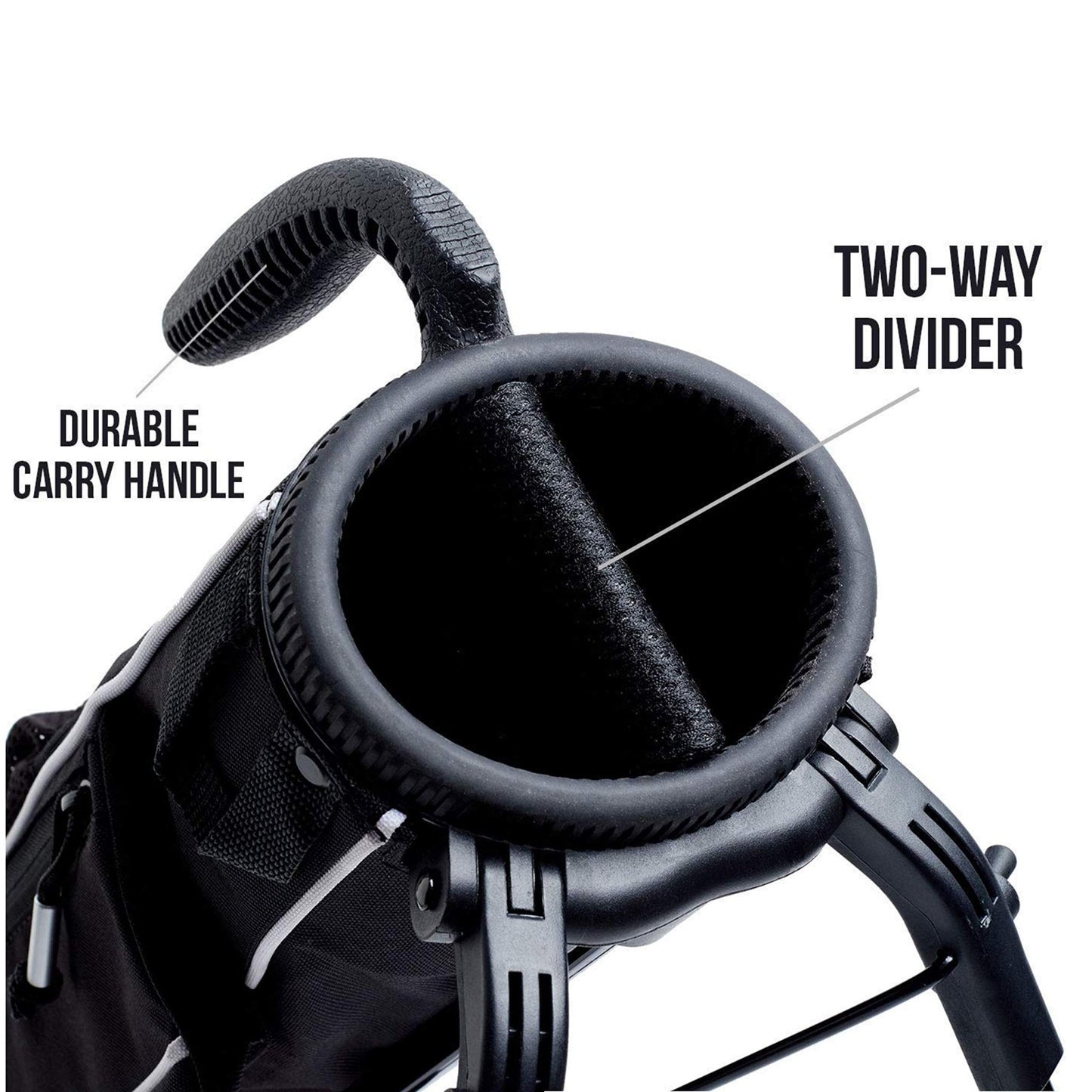 Sunday Golf - Lightweight Sunday Golf Bag with Strap and Stand - Blue - 