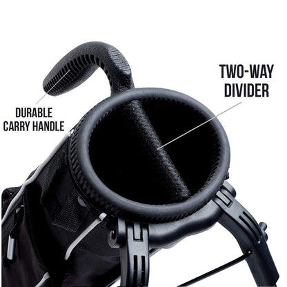 Sunday Golf - Lightweight Sunday Golf Bag with Strap and Stand - Blue - 