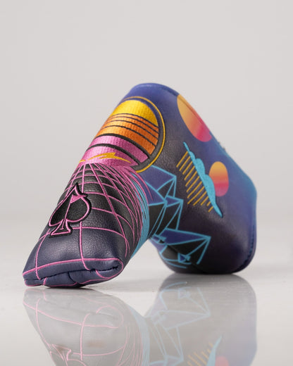 Synthwave - Blade Putter Cover - Pins and Aces