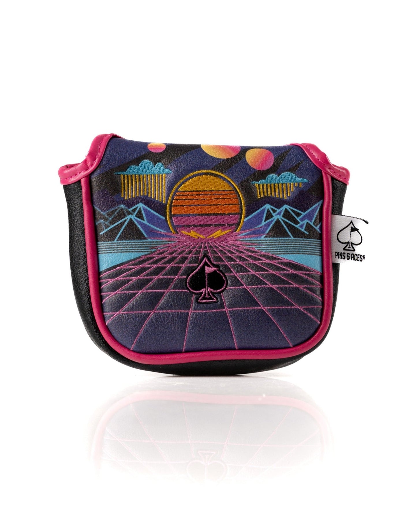 Synthwave - Mallet Putter Cover - Pins and Aces