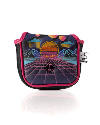 Synthwave - Mallet Putter Cover - Pins and Aces