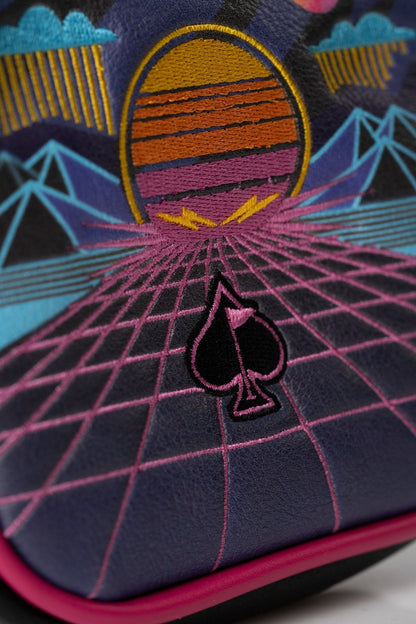 Synthwave - Mallet Putter Cover - Pins and Aces