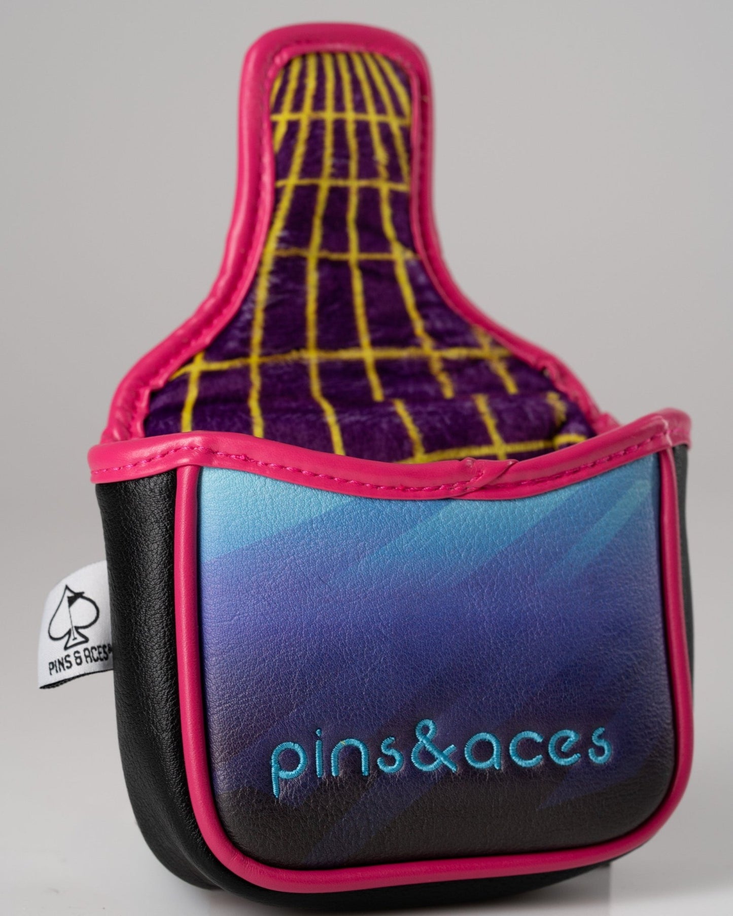 Synthwave - Mallet Putter Cover - Pins and Aces