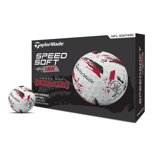 Tampa Bay Buccaneers SpeedSoft Ink Golf Balls - TaylorMade Team