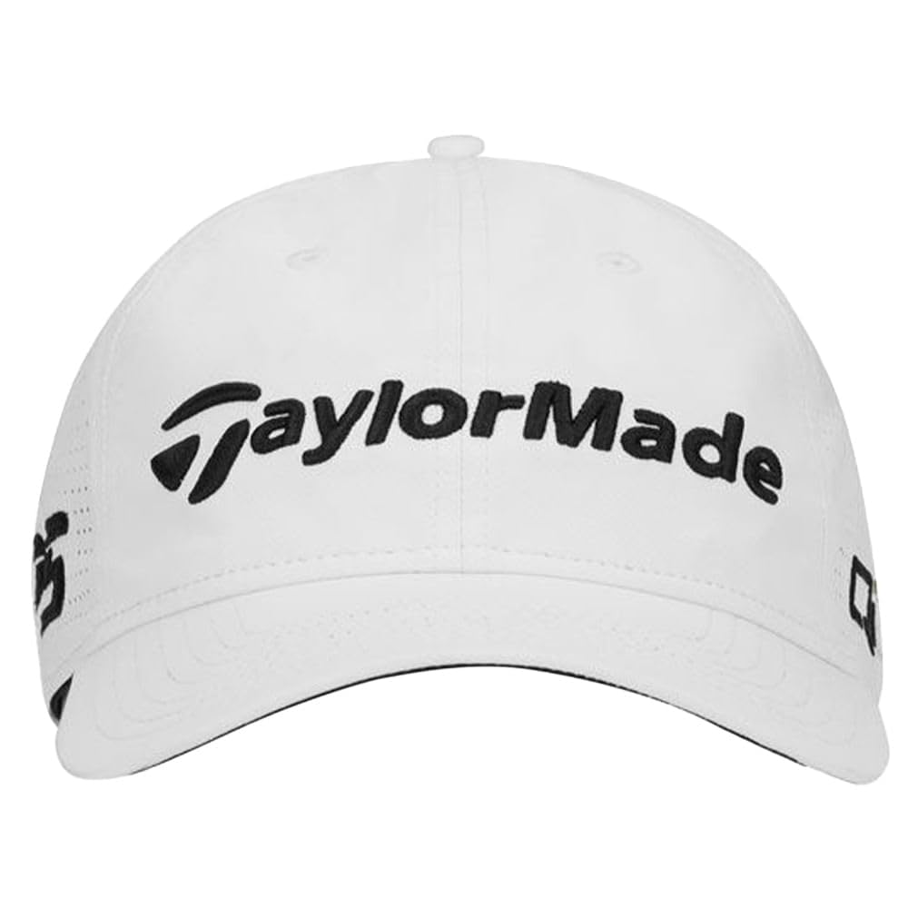 TaylorMade Golf 2025 Tour Litetech Hat White - One Size - Black