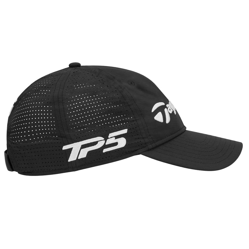 TaylorMade Golf 2025 Tour Litetech Hat White - One Size - Black