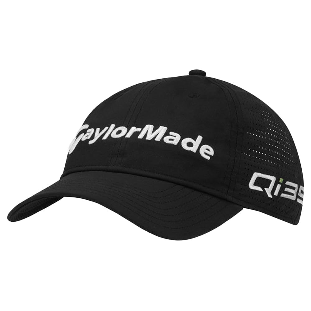 TaylorMade Golf 2025 Tour Litetech Hat White - One Size - Black