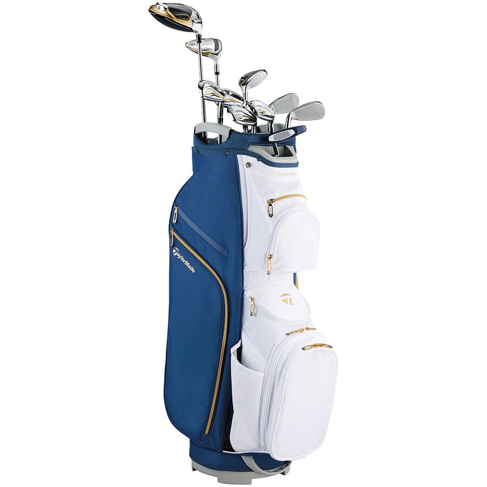 TaylorMade Golf Kalea Gold Womens Complete Set - Gold - Cart Bag
