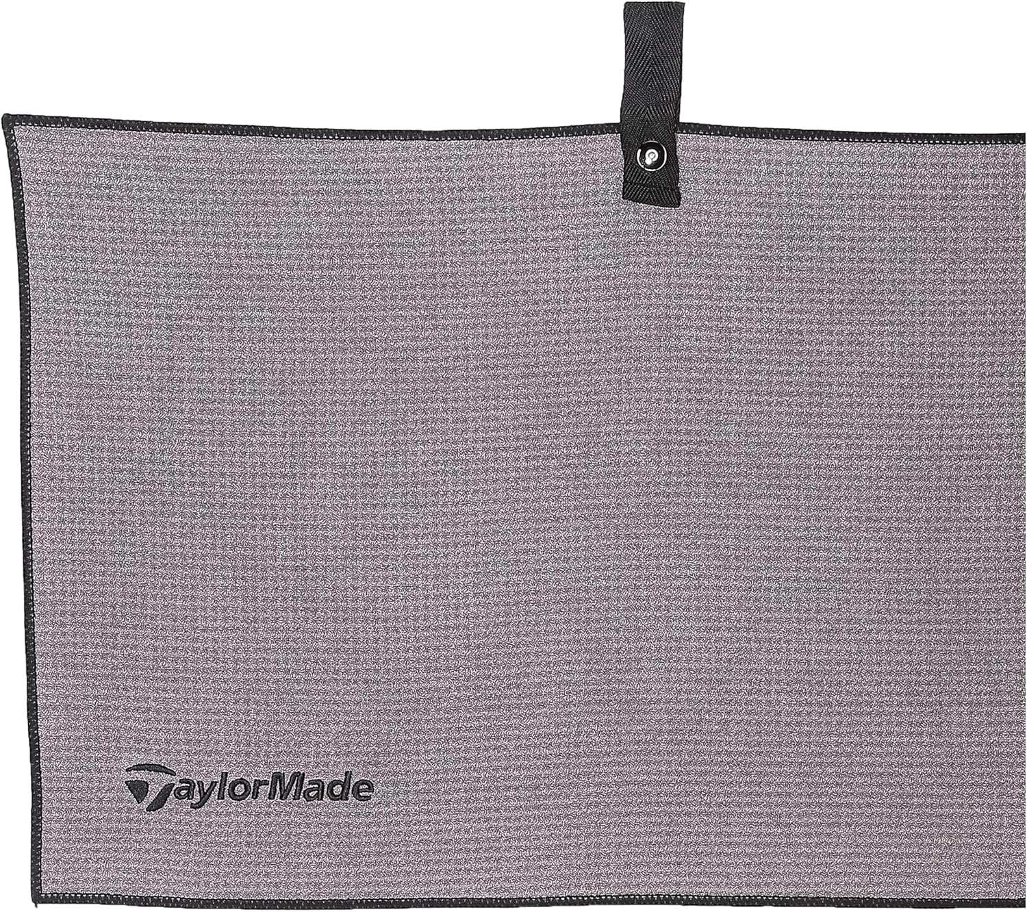 TaylorMade Golf MICROFIBER CART TOWEL (GRAY), 15" X 24" - TaylorMade