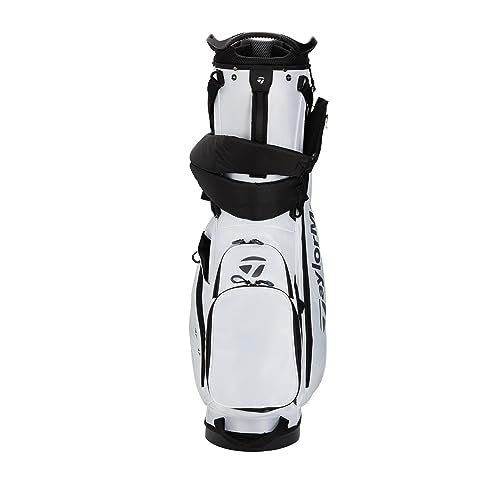 TaylorMade Golf PRO Stand Bag - White - Golf Pro Stand Bag