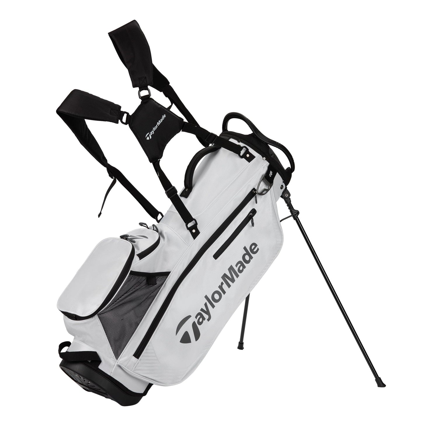 TaylorMade Golf PRO Stand Bag - White - Golf Pro Stand Bag