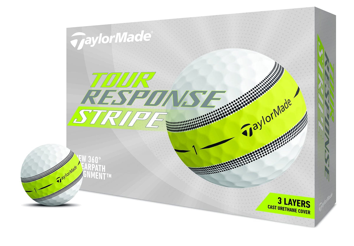 TaylorMade Golf Tour Response Stripe - Yellow Stripe - 2022