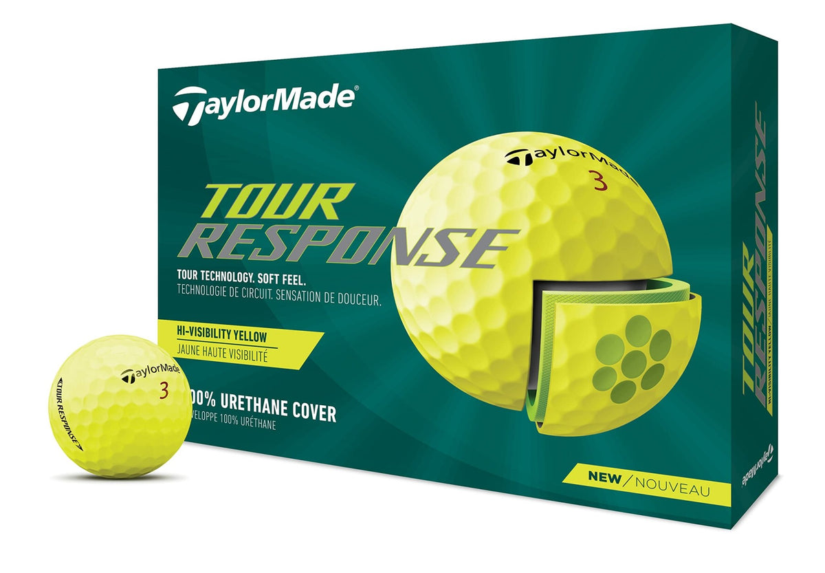 TaylorMade Golf Tour Response Stripe - Yellow - 2025