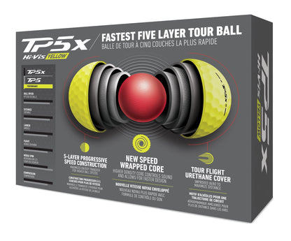 TaylorMade Golf TP5 Golf Balls - White - 4 Dozen - TP5 4 Dozen