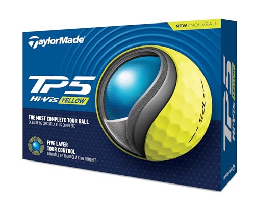 TaylorMade Golf TP5 Golf Balls - White - 4 Dozen - TP5 4 Dozen