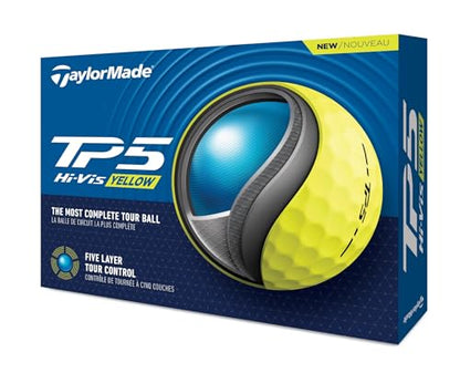 TaylorMade Golf TP5 Golf Balls - White - 4 Dozen - TP5 4 Dozen