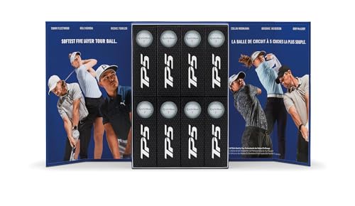 TaylorMade Golf TP5 Golf Balls - White - 4 Dozen - TP5 4 Dozen