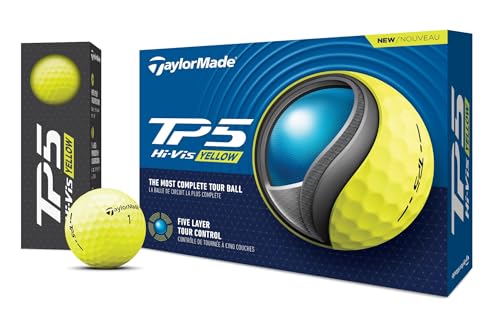 TaylorMade Golf TP5 Golf Balls - White - 4 Dozen - TP5 4 Dozen