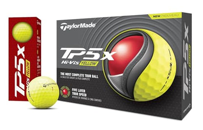 TaylorMade Golf TP5 Golf Balls - White - 4 Dozen - TP5 4 Dozen