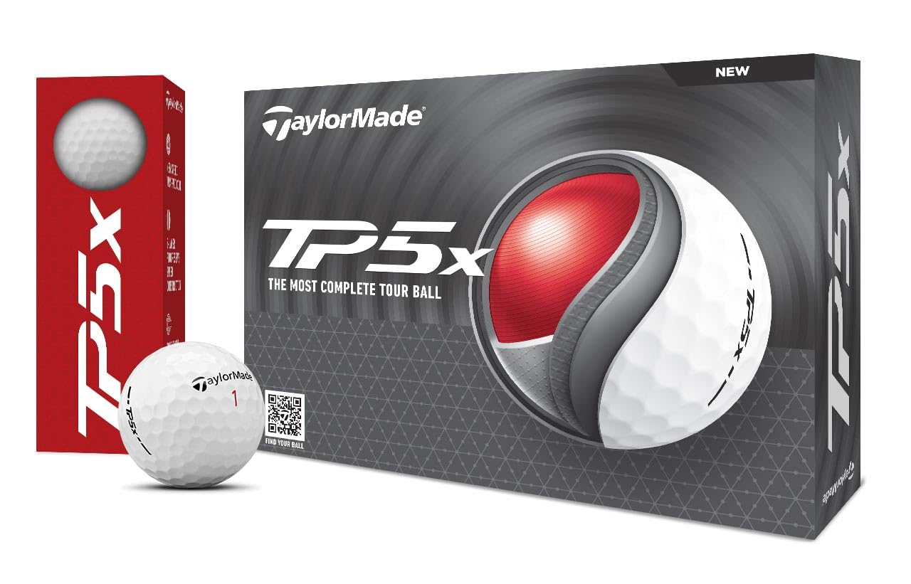TaylorMade Golf TP5 Golf Balls - White - 4 Dozen - TP5 4 Dozen