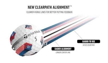 TaylorMade Golf TP5 Golf Balls - White - 4 Dozen - TP5 4 Dozen