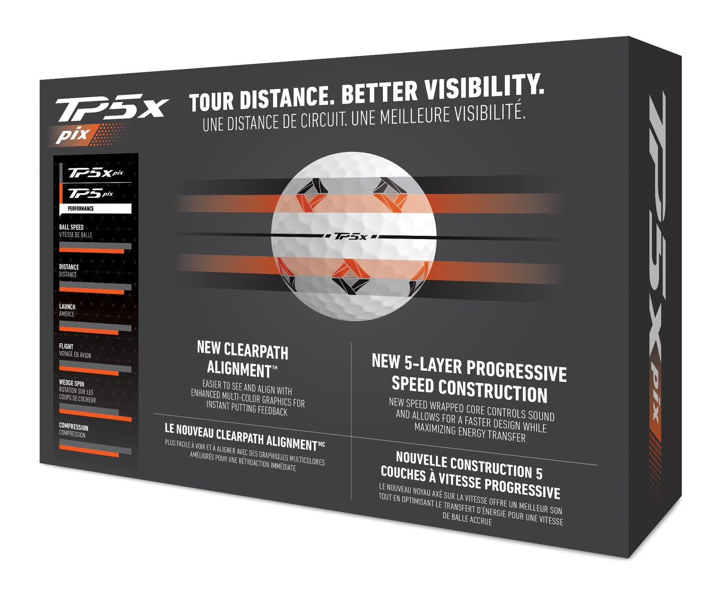 TaylorMade Golf TP5 Golf Balls - White - 4 Dozen - TP5 4 Dozen