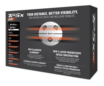 TaylorMade Golf TP5 Golf Balls - White - 4 Dozen - TP5 4 Dozen