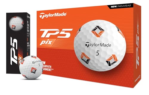 TaylorMade Golf TP5 Golf Balls - White - 4 Dozen - TP5 4 Dozen