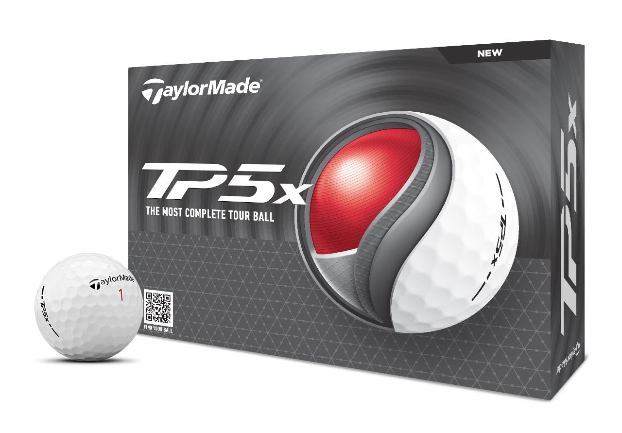 TaylorMade Golf TP5 Golf Balls - White - TP5X