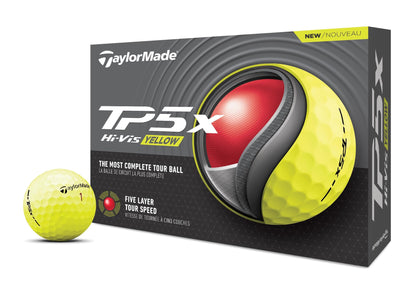 TaylorMade Golf TP5 Golf Balls - Yellow - TP5X