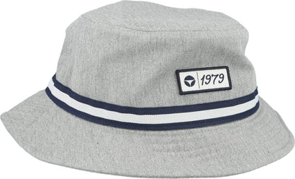 TaylorMade Men's Vintage Twill Bucket Hat - Small - Medium - Gray