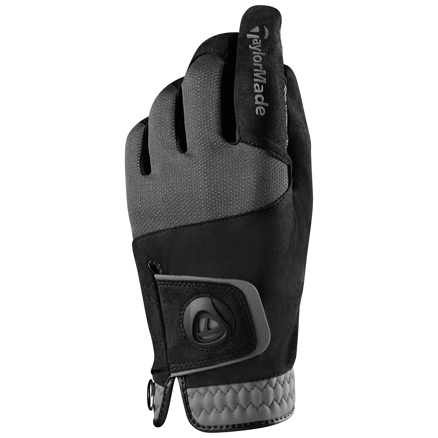 TaylorMade Rain Control Golf Gloves (Pair) - X - Large - Black/Gray