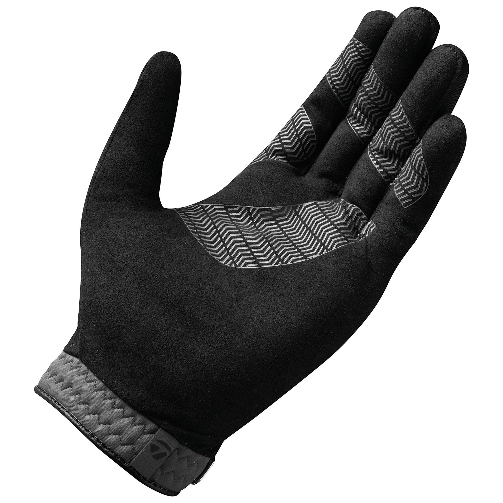 TaylorMade Rain Control Golf Gloves (Pair) - X - Large - Black/Gray