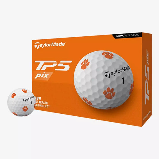 TaylorMade TP5 Clemson Golf Balls - 