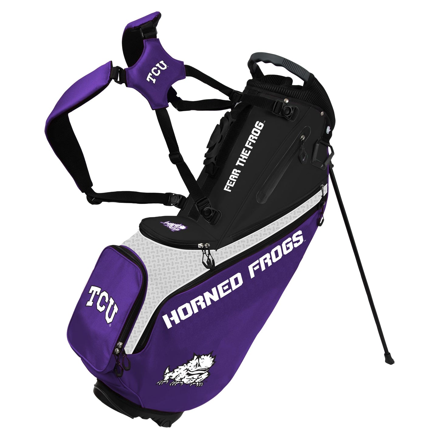 TCU Back Nine Stand Bag NCAA |Team Effort - Team Effort