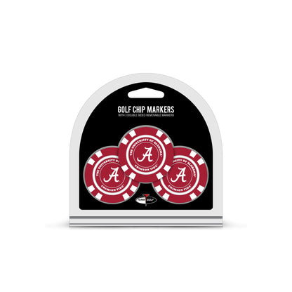 Team Golf Alabama Ball Markers - Golf Chip Marker - 