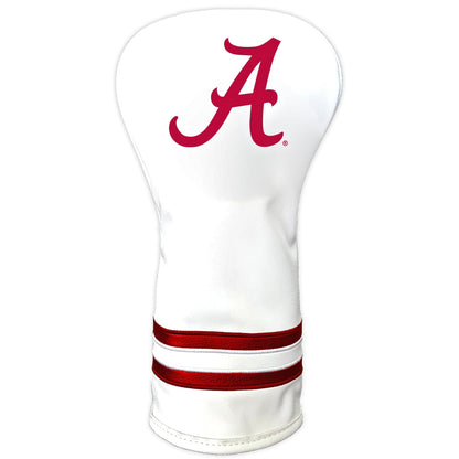 Team Golf Alabama DR/FW Headcovers - Vintage Driver HC - Printed White
